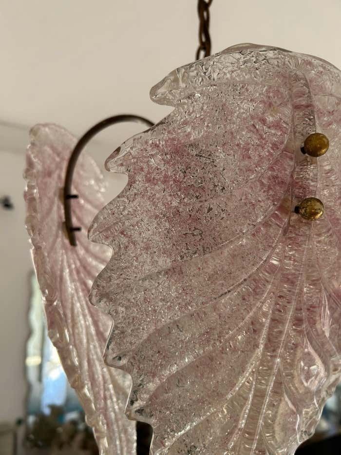 photo for sale Gorgeous Murano Rose Bud Chandelier 1980's