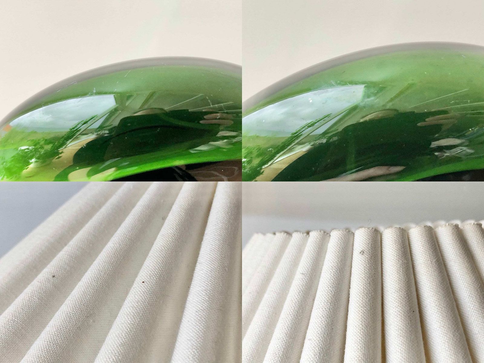photo furniture Exclusive “Granny” Green Mid Century Modern Danish Vintage Art Glass Table Lamp   Design By Michael Bang For Holmegaard In 1975