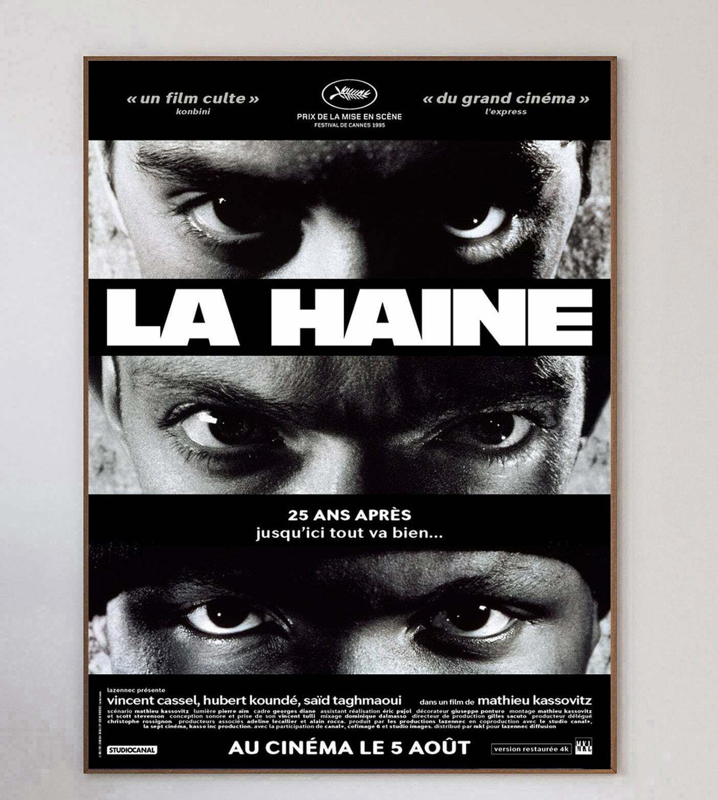 La Haine (French) Original Vintage Poster photo 971.0