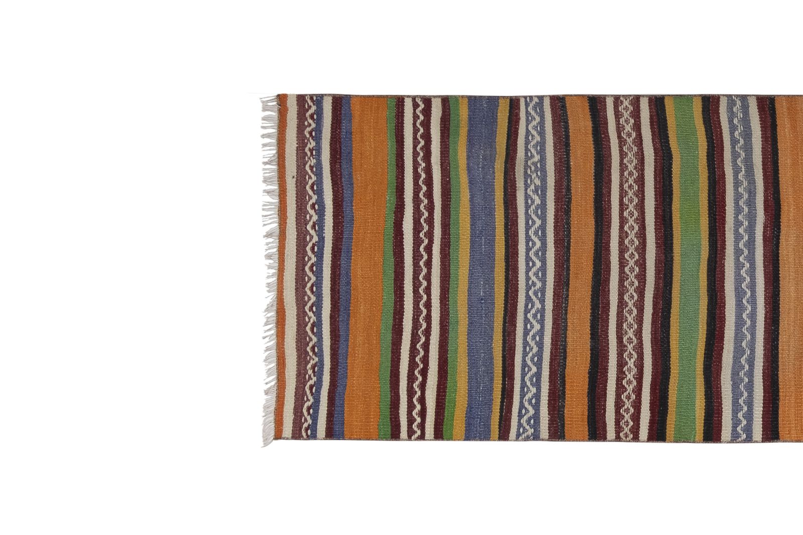 1970s Vintage Turkish Oushak Kilim Runner photo for sale