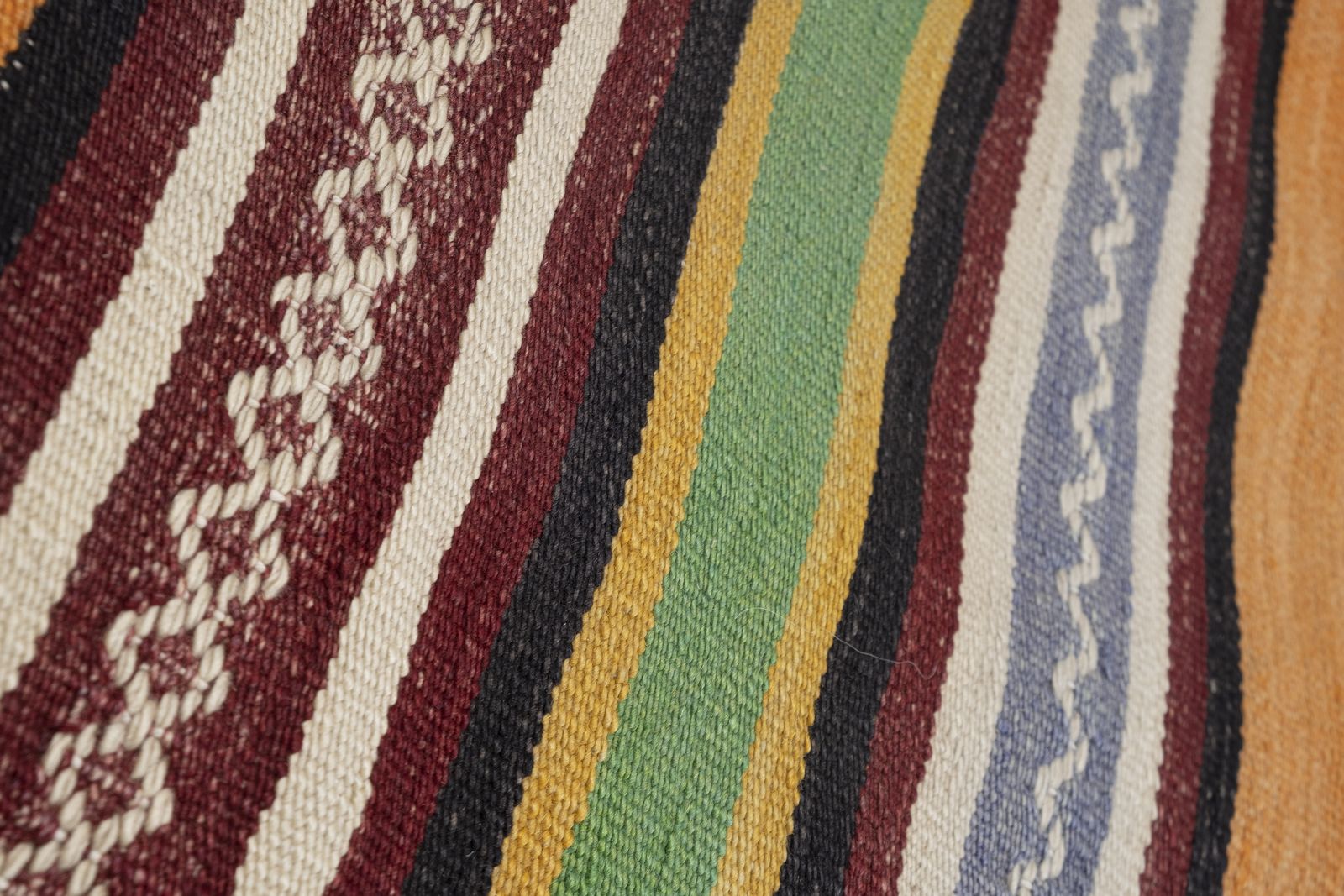 photo furniture 1970s Vintage Turkish Oushak Kilim Runner