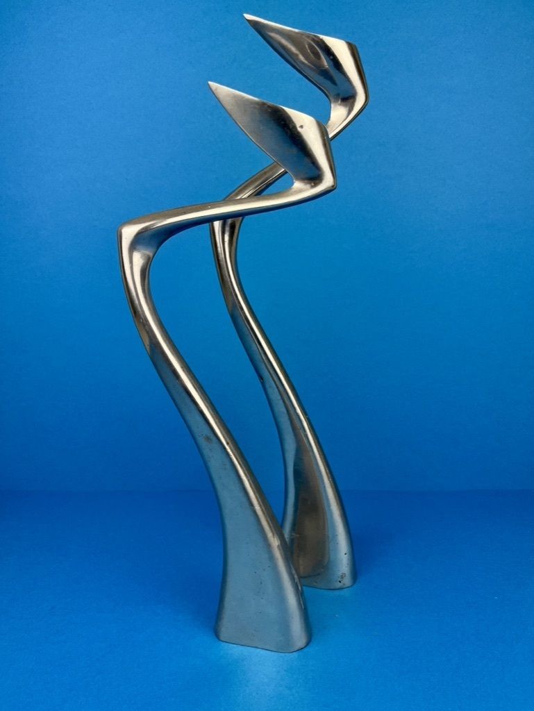 Pair Of Matthew Hilton 'Swan' Candle Holders photo Home Decor