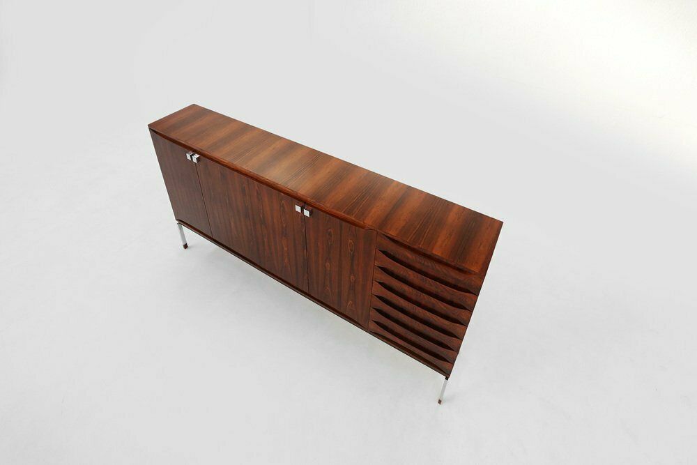 Belgian Mid Century Rosewood Highboard, 1960s photo 3356.0