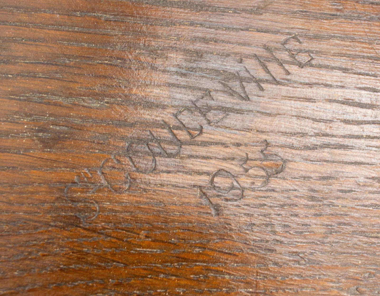 photo vinterior French Oak Sellette Or Plant Holder In The Louis XIII Style, Circa 1900