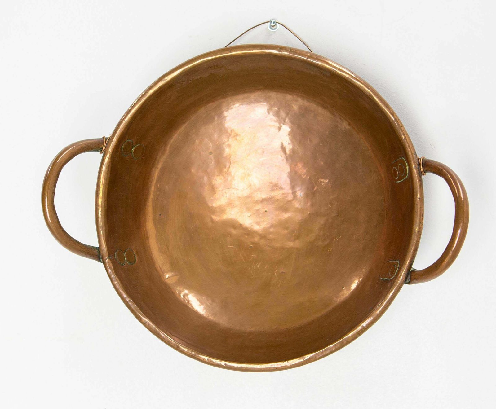 French Copper Centerpiece Or Wall Decoration, 19th Century photo furniture