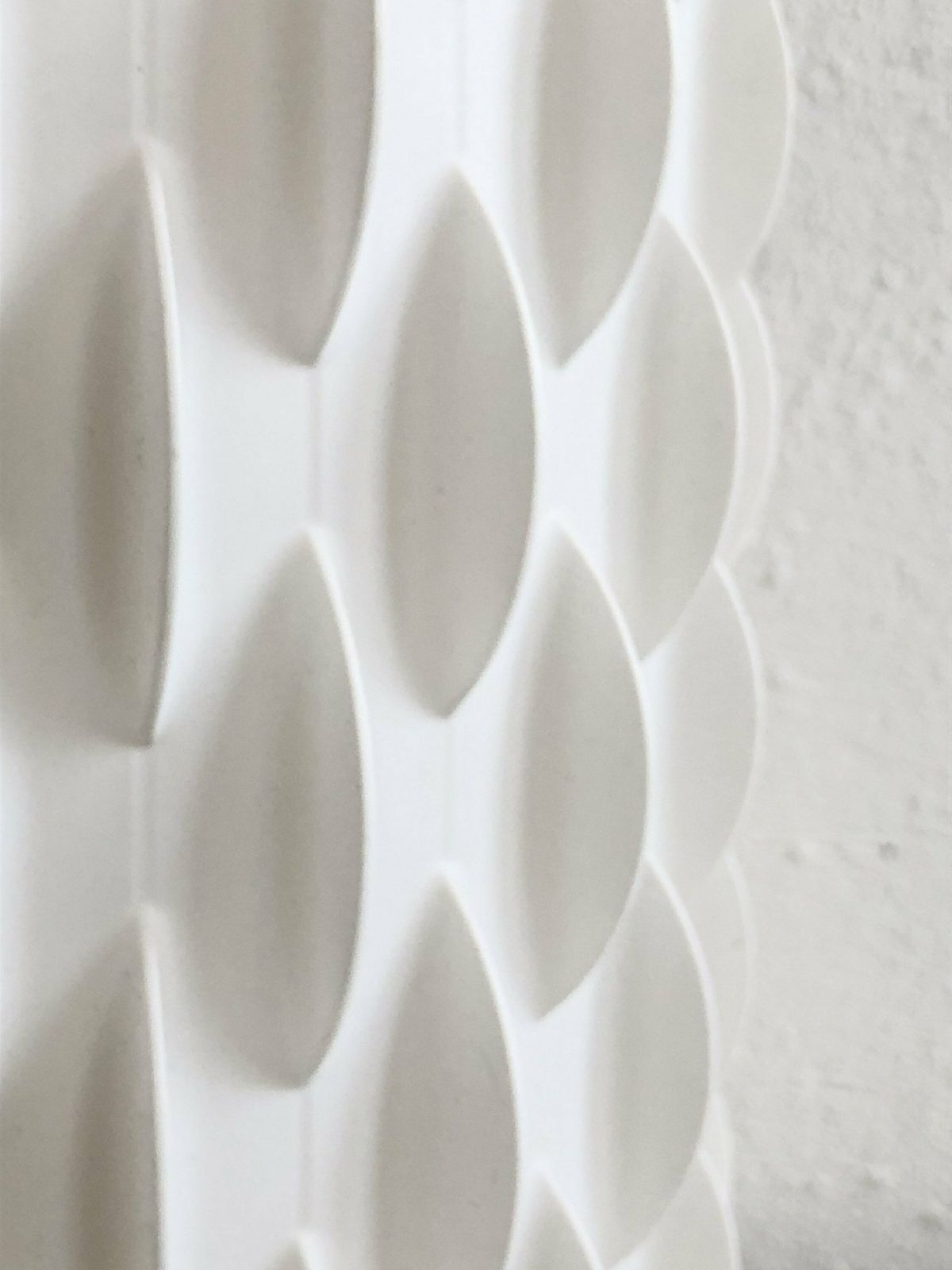 Rare Modernist Danish “Contour 602” Ceiling Lamp In Plastic With Round Spike Pattern   Design By Lars Schiøler For Høyrup Lighting In 1959 photo vinterior