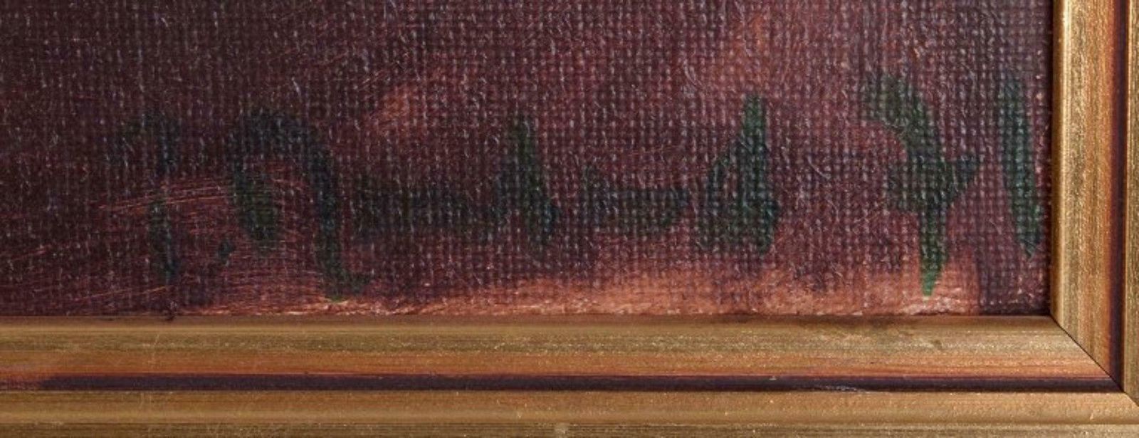 Peder Rosenstand, Danish Painter. Oil On Canvas. Modernist Still Life. photo 588.0