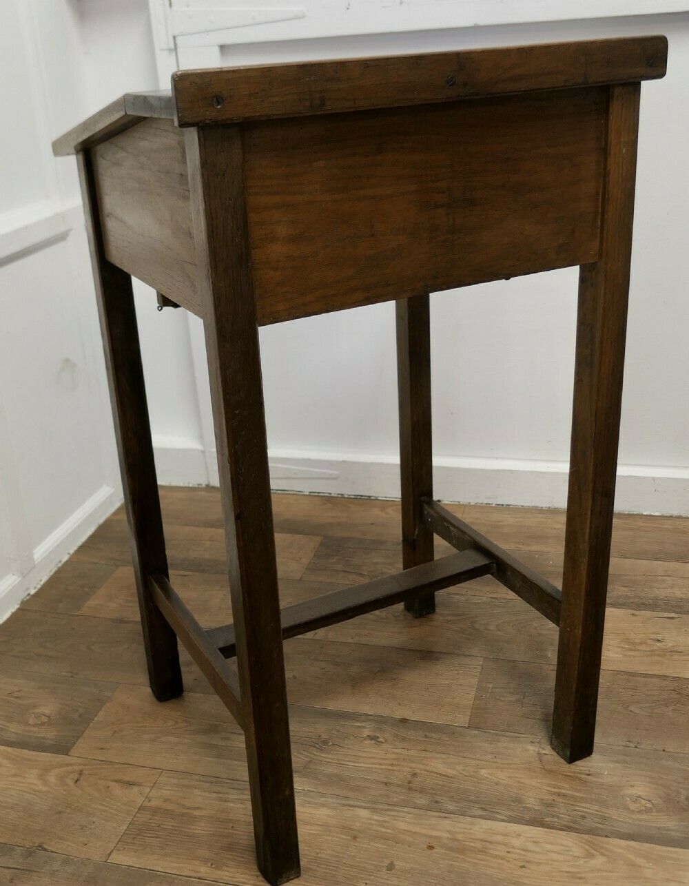 Restaurant Clerks Desk Greeting Station, Greeter photo vintage