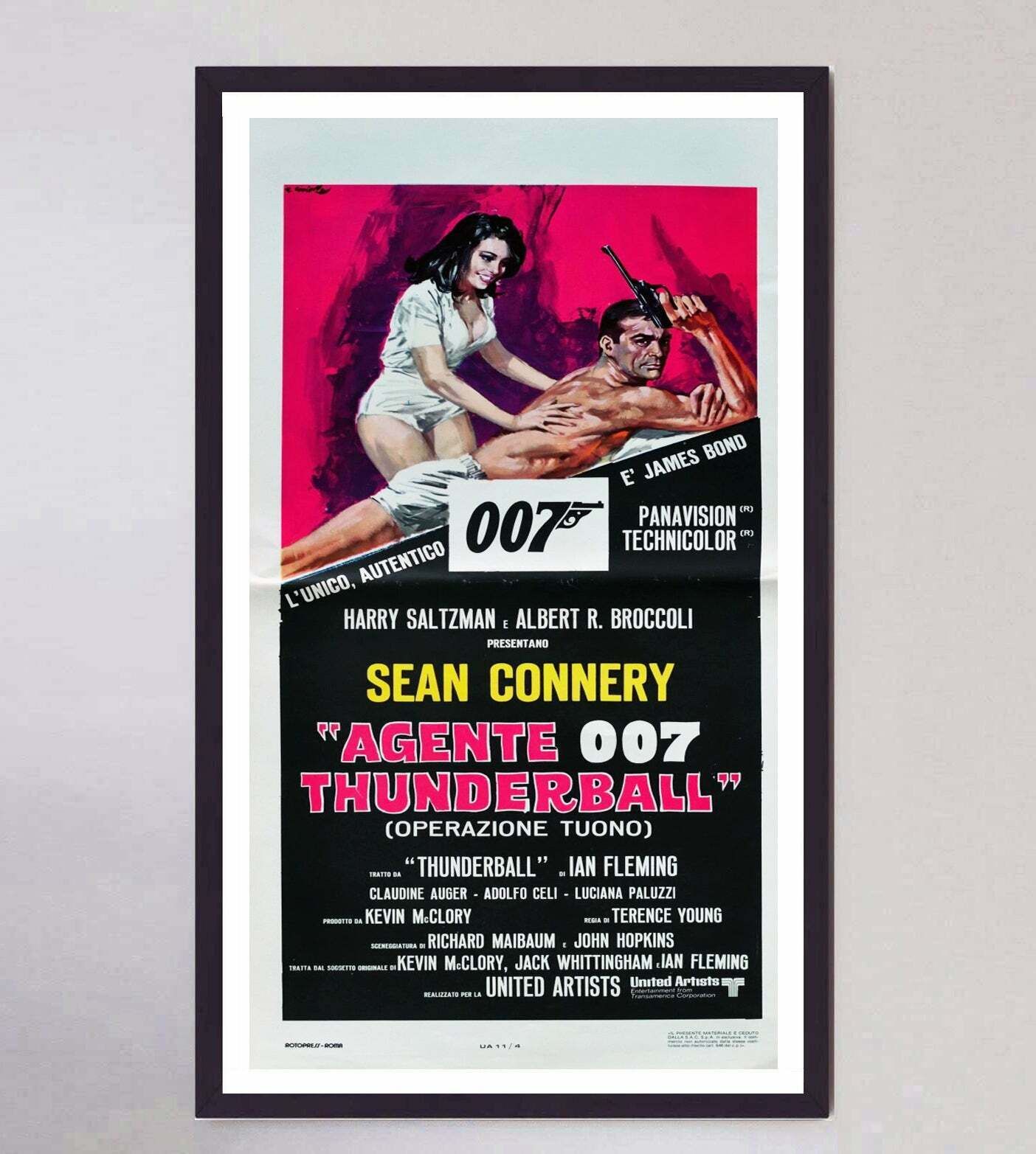 Thunderball (Italian) Original Vintage Poster photo furniture