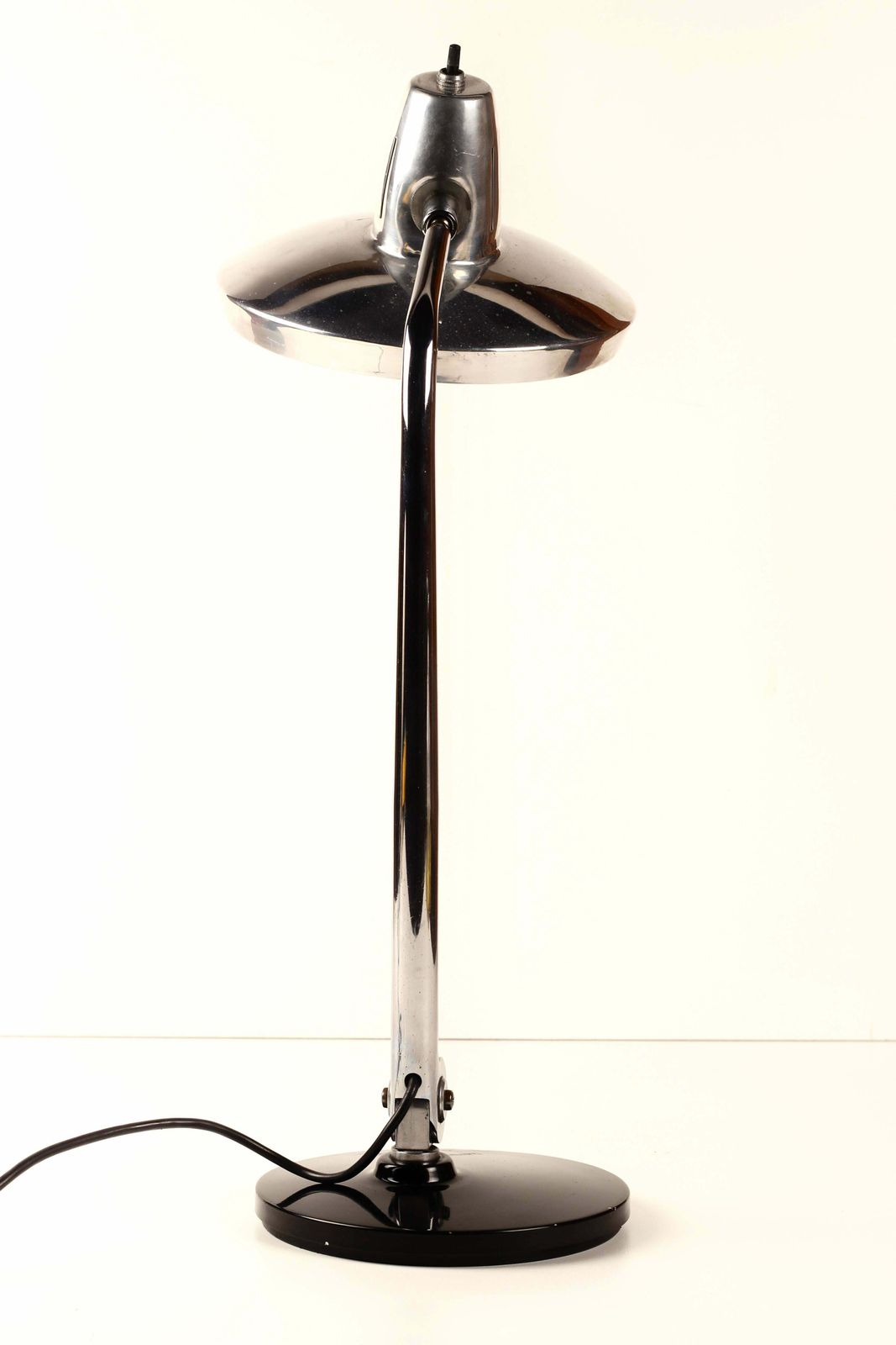 photo for sale Chrome And Aluminium Fase Desk Lamp Modelos Patentados Madrid Espana