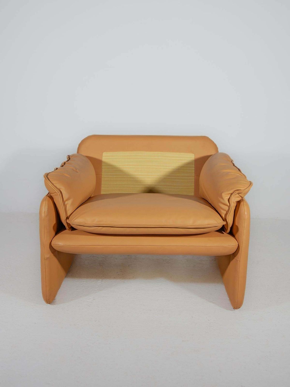 Set Of 2 Ds 61 Armchairs Camel Leather Designed By De Sede, 1970s photo buy