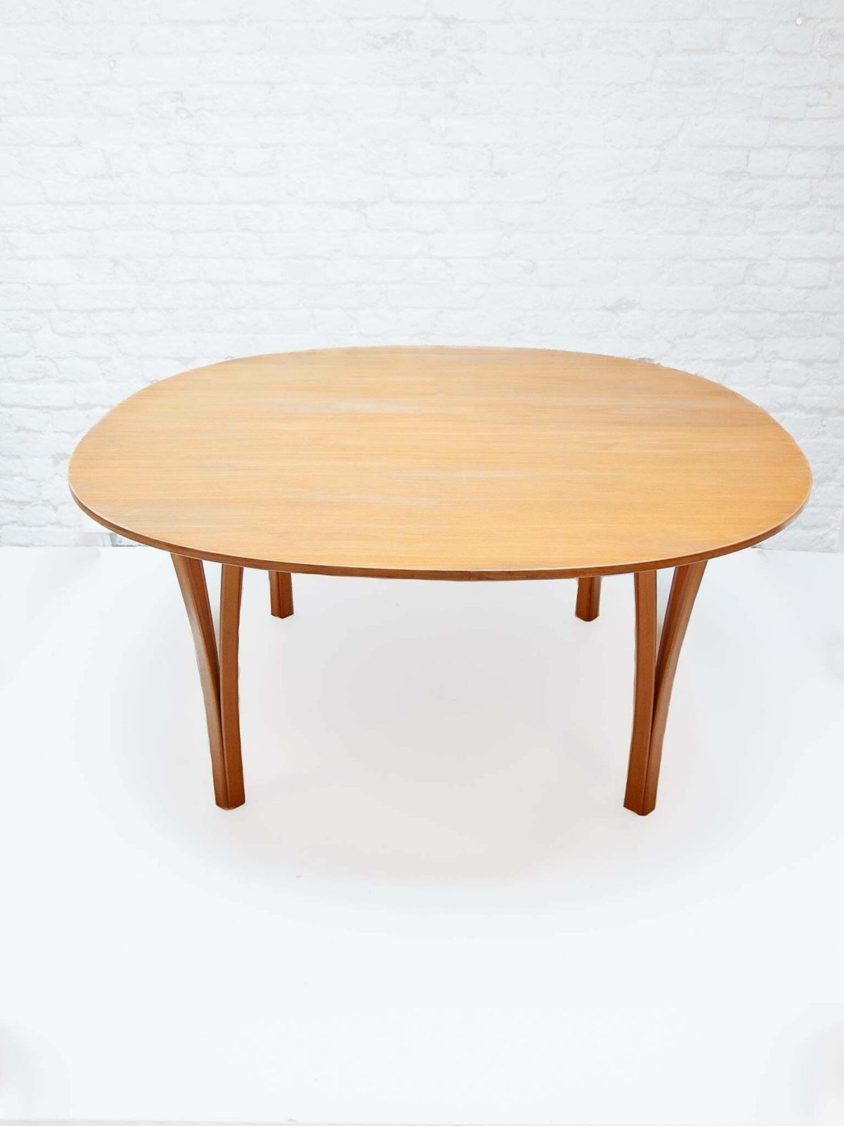 Ellipse Coffee Table By Piet Hein & Bruno Mathsson For Fritz Hansen, 1990 photo Furniture