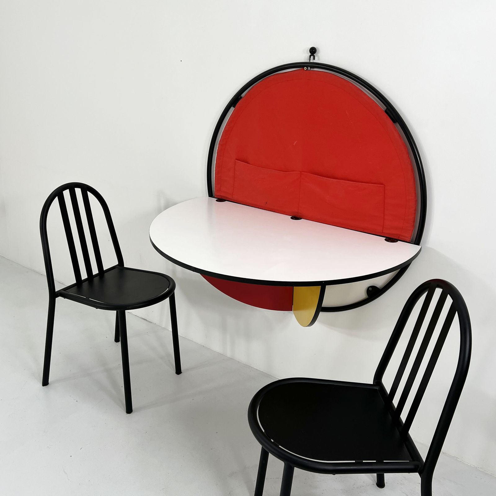 photo for sale Rudy Folding Wall Table By Giorgio Manzali For Bonaldo Italy, 1980s