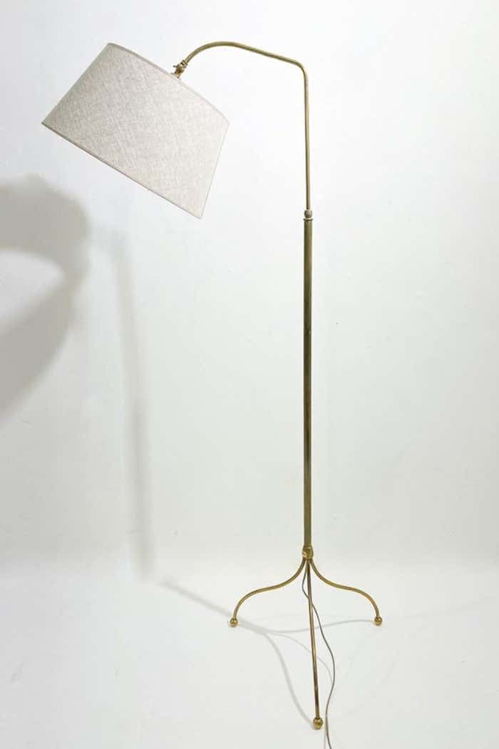 Mid Century Modern Floor Lamp Brass, Italy, 1960s photo Lighting