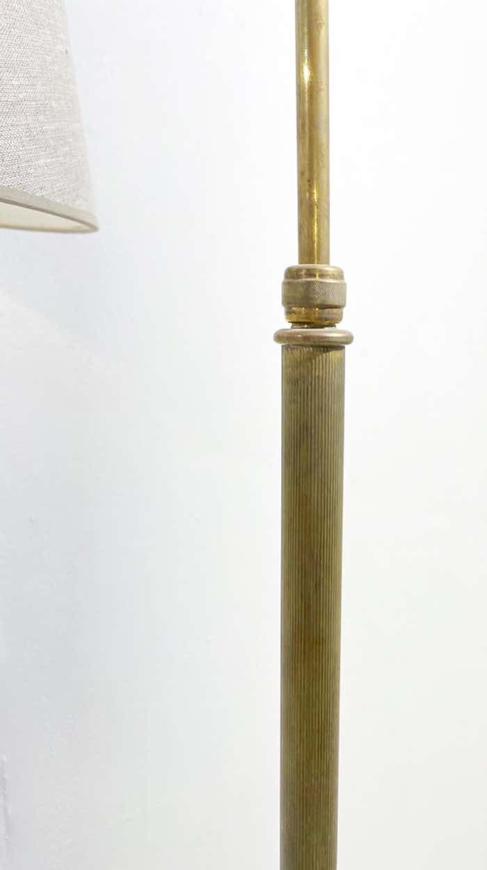 Mid Century Modern Floor Lamp Brass, Italy, 1960s photo vinterior