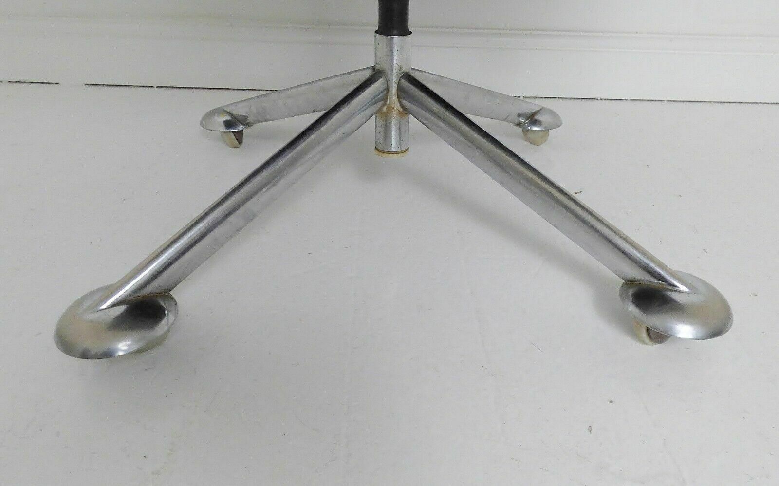 Stunning Vintage Chrome Swivel Lounge Chair   1960's photo for sale