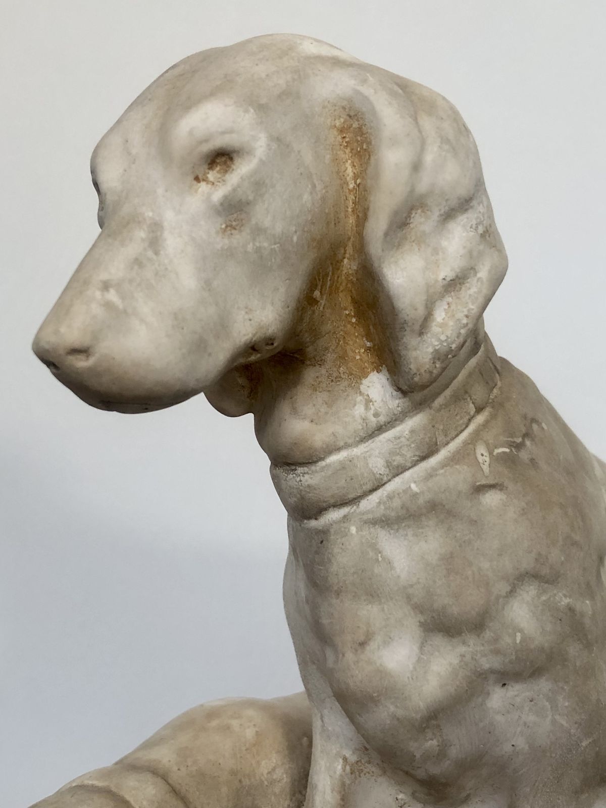 19th Century Parian Sculpture Of Hunting Dogs photo buy
