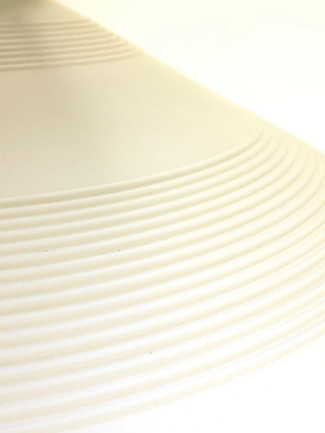 Belgian Vintage Minimalist Ceiling Lamp In Frosted Glass With Grooves And Chrome Details  Design From Massive photo vinterior