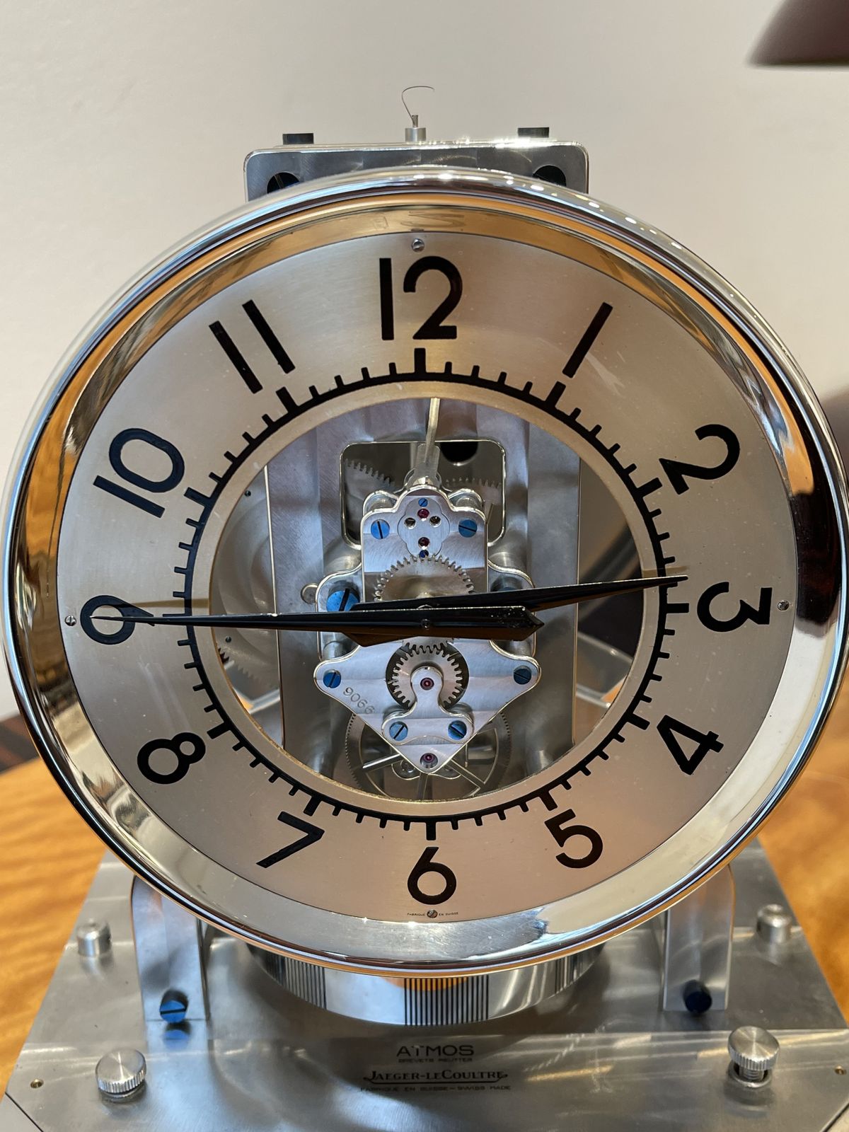 Jaeger Lecoultre, Tableclock, Model "Atmos Brevets Reutter, " No. 9066 photo buy