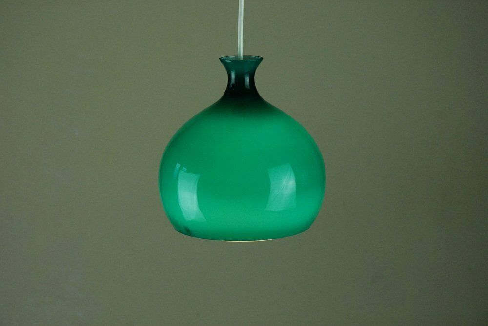 Glass Onion Pendant Lamp By Helge Zimdal For Falkenbergs Lighting, 1960s photo vinterior