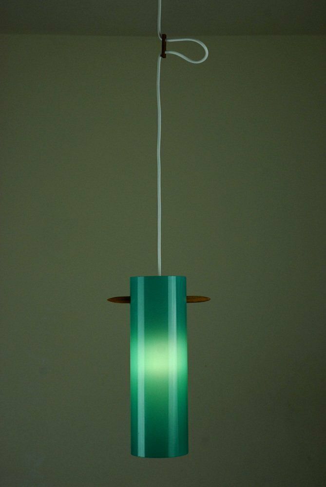 Glass Pendant Lamp By Uno & östen Kristiansson For Luxus, Vittsjö, Sweden, 1960s photo Lighting
