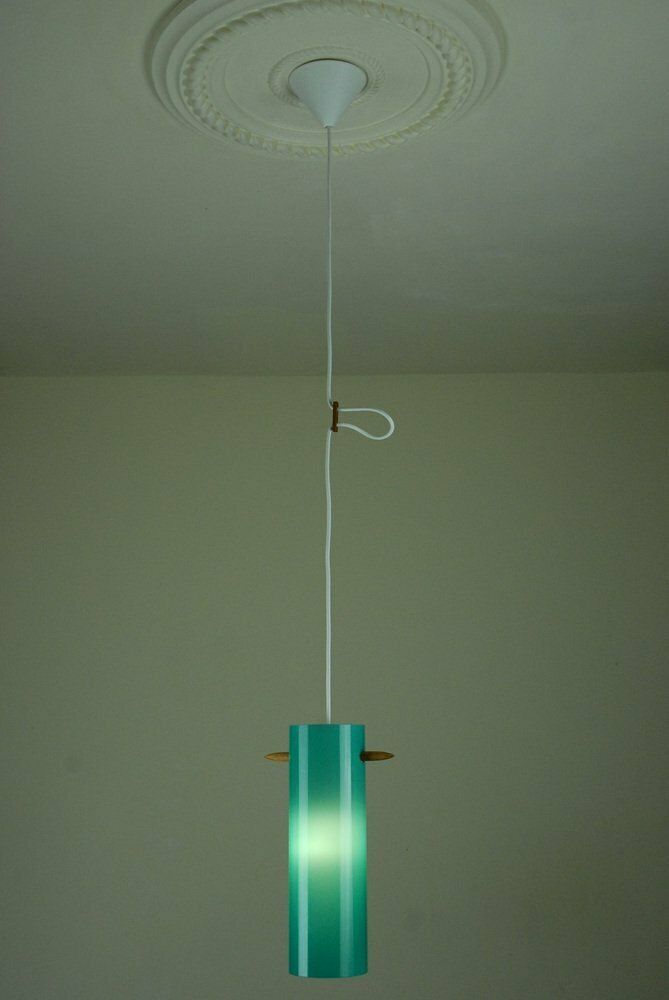 Glass Pendant Lamp By Uno & östen Kristiansson For Luxus, Vittsjö, Sweden, 1960s photo vinterior