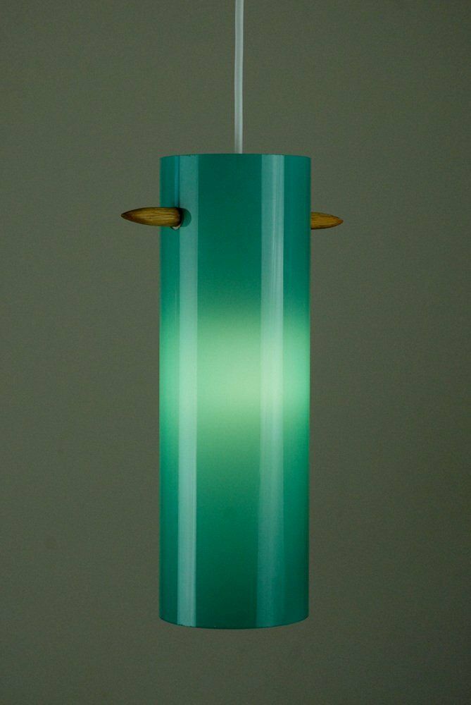 Glass Pendant Lamp By Uno & östen Kristiansson For Luxus, Vittsjö, Sweden, 1960s photo vintage