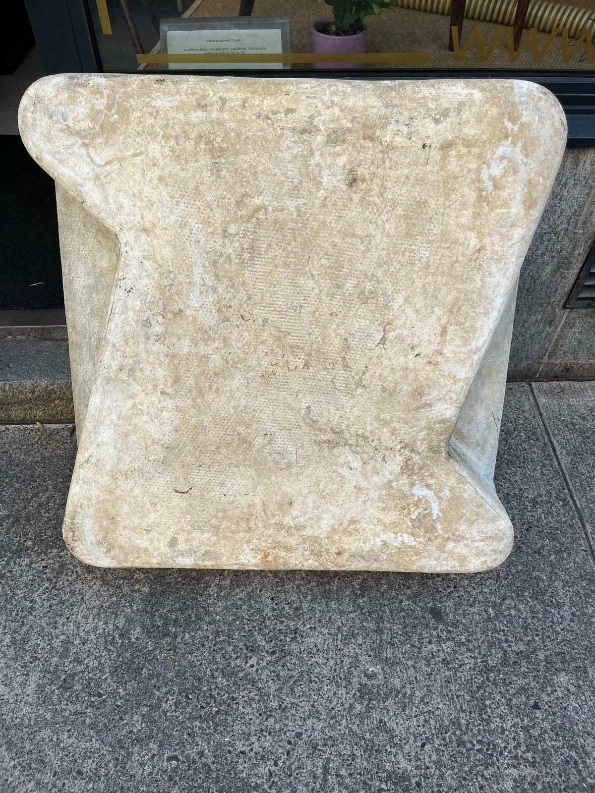 Concrete Planter By Willy Guhl For Eternit, Switzerland Ca. 1960s photo vinterior