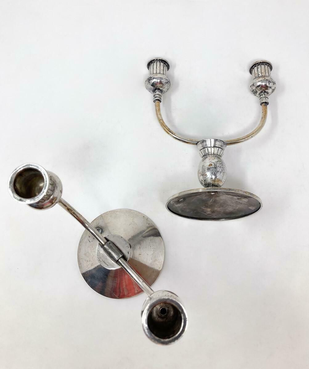 Mid Century Modern Pair Of Christofle Chandelier, 1930s photo buy