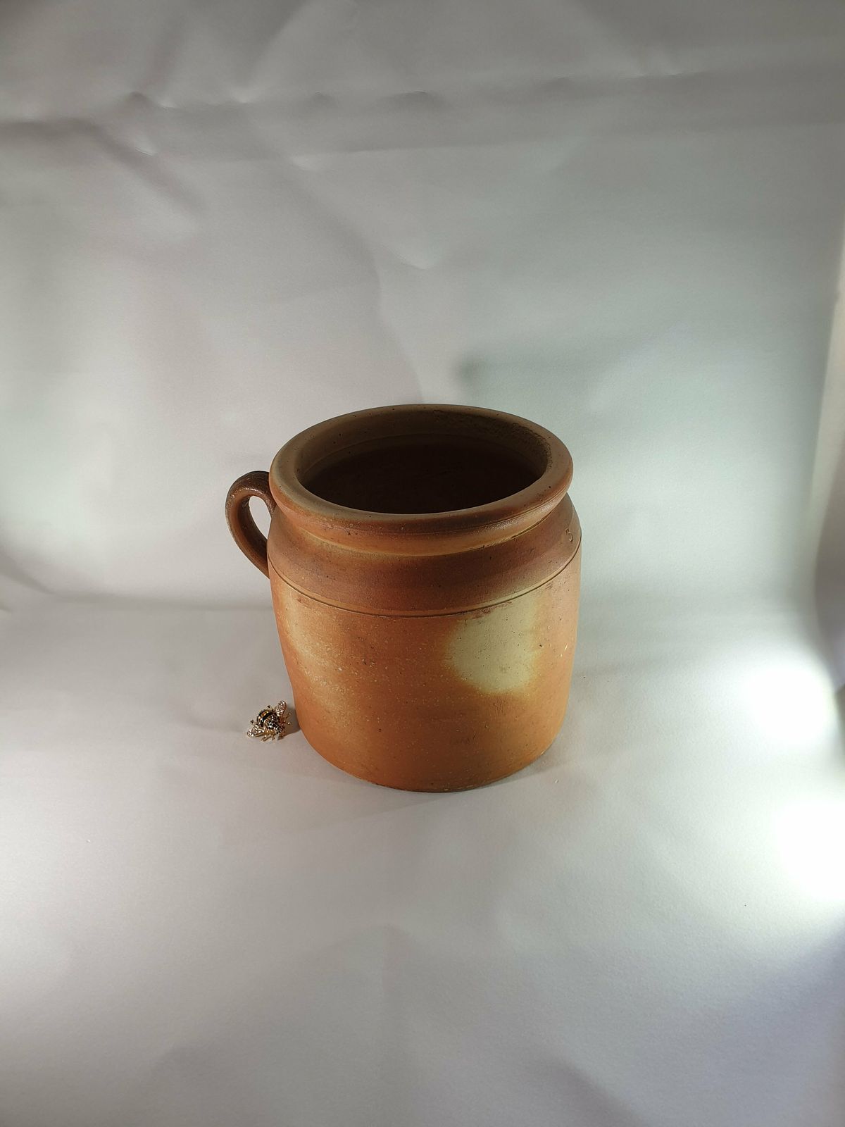 Antique Stoneware Pot, Rillette Pot, French Preserving Jug, French Country Kitchen Decor, Rustic Farmhouse Confit Jar, Preserving Jug photo furniture
