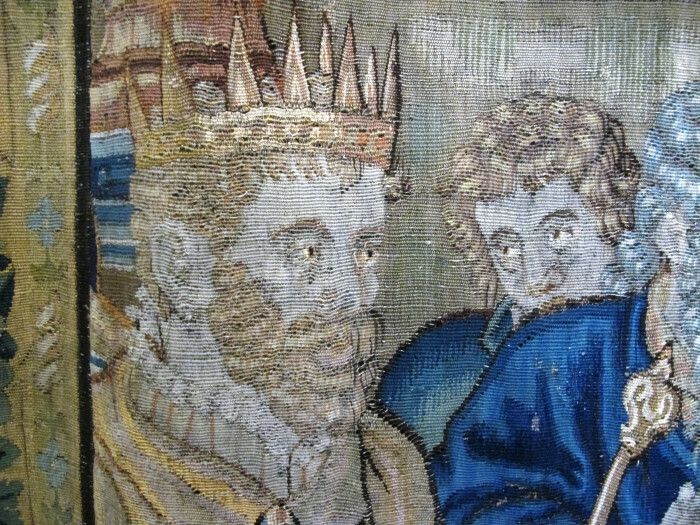 Antique Flemish Tapestry, Circa 1570, 3.40m X 3.70m photo vintage