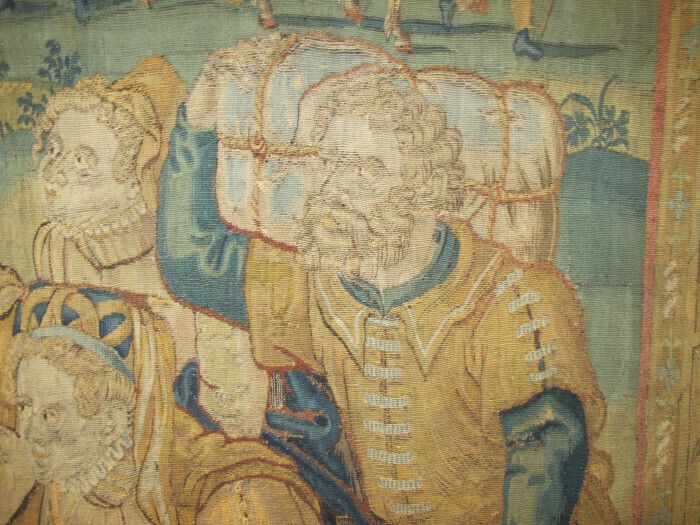 photo for sale Antique Flemish Tapestry, Circa 1570, 3.40m X 3.70m