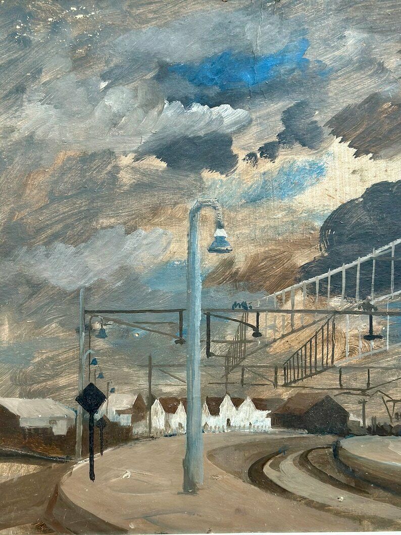 Hubert Arthur Finney Arca (1905 1991) Modern British Oil On Board photo for sale