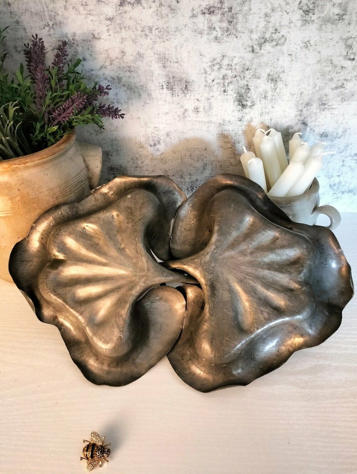 photo for sale Antique French Art Nouveau Tray, A.E. Chanal, Fruit Bowl, Sweet Bowl, Dresser Accessory