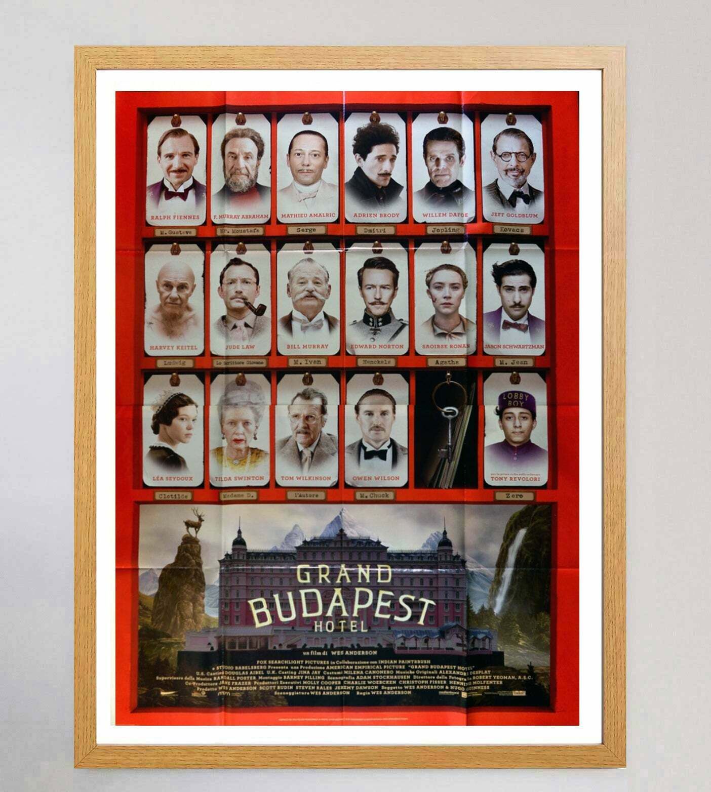 The Grand Budapest Hotel (Italian)  Original Vintage Poster photo Art