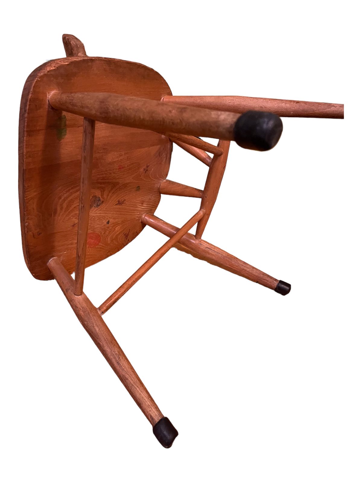 Ercol Red Dot Child's Stacking Chair | Vintage 1960's Mid Century photo Furniture