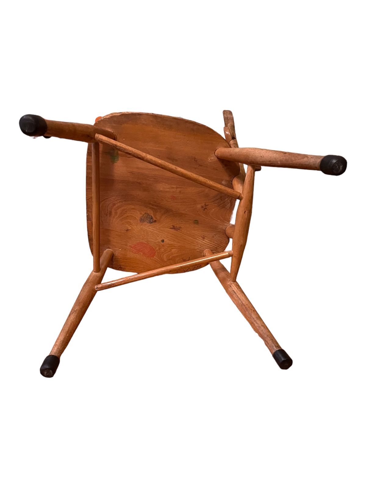 Ercol Red Dot Child's Stacking Chair | Vintage 1960's Mid Century photo buy