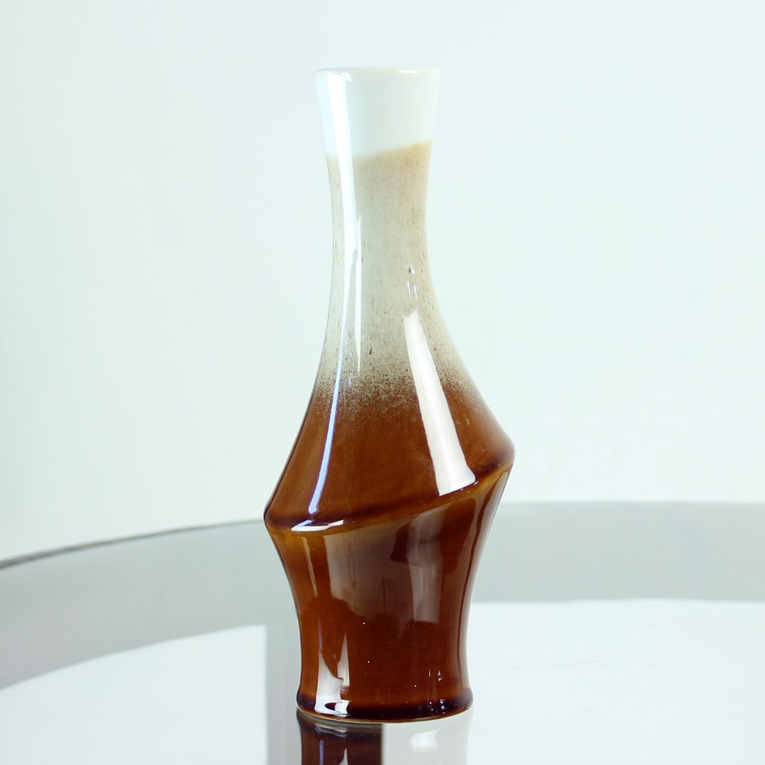 Brown Ceramic Vase By Ditmar Urbach, Czechoslovakia 1960s photo Home Decor