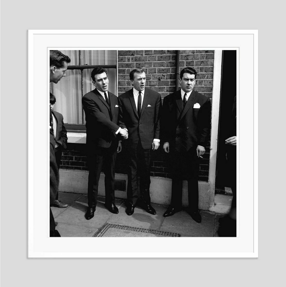 Kray Brothers Framed In White