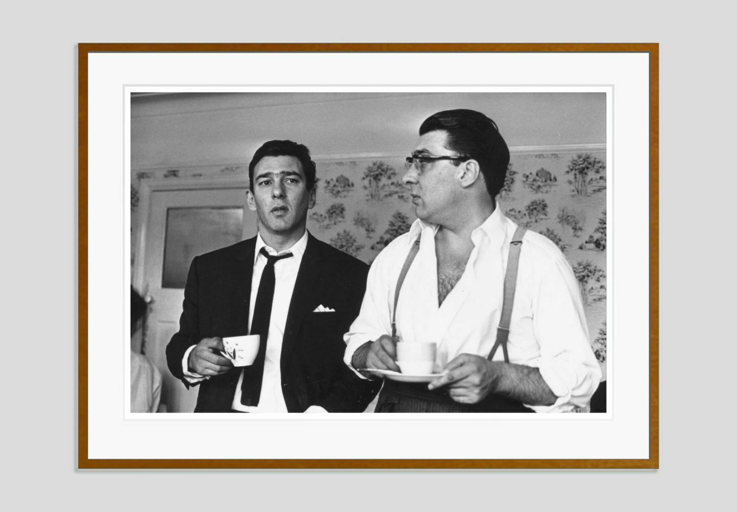 Kray Brothers Framed In Brown