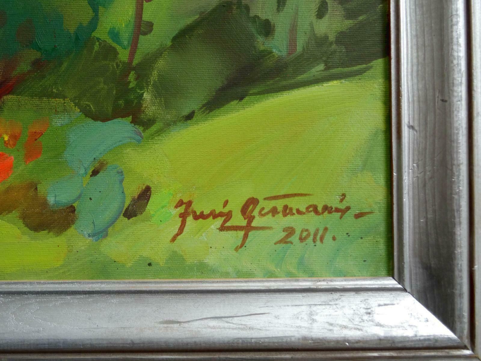 Juris Germanis In A Small Town. 2011, Oil On Canvas,  2011 photo for sale