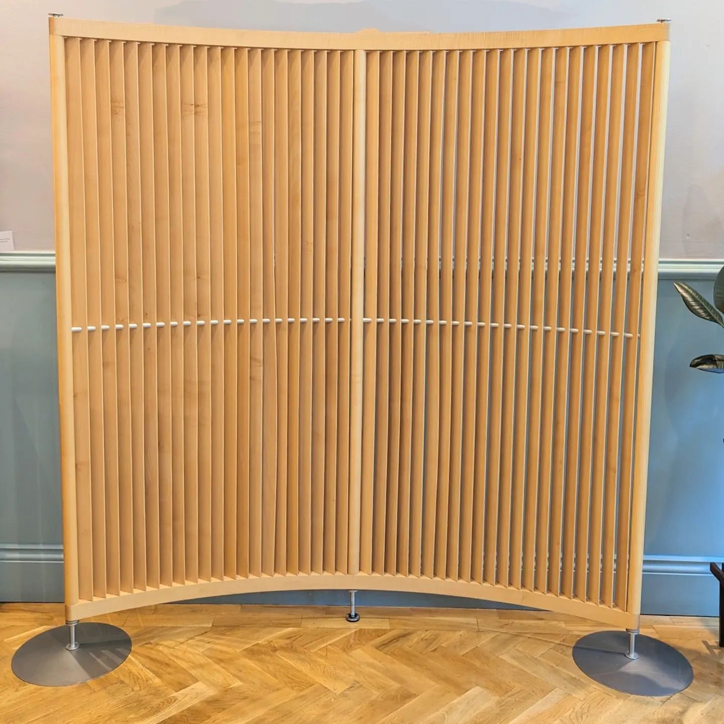Fritz Hansen Slatted Beech Room Divider Designed By Niels Gammelgaard And Lars Mathiesen