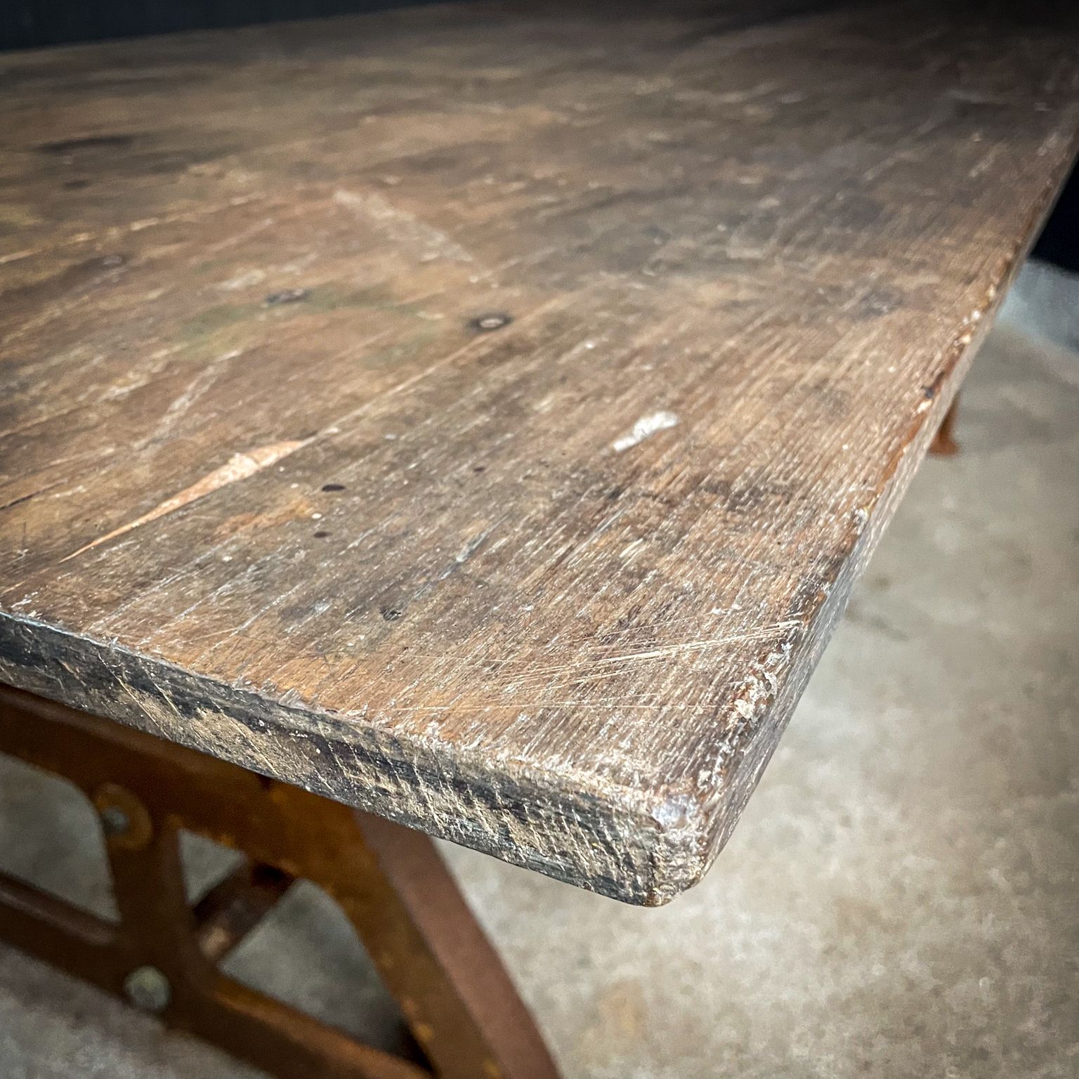 Vivre Crafts Industrial Dining Table – Antique Teak photo 2427.0