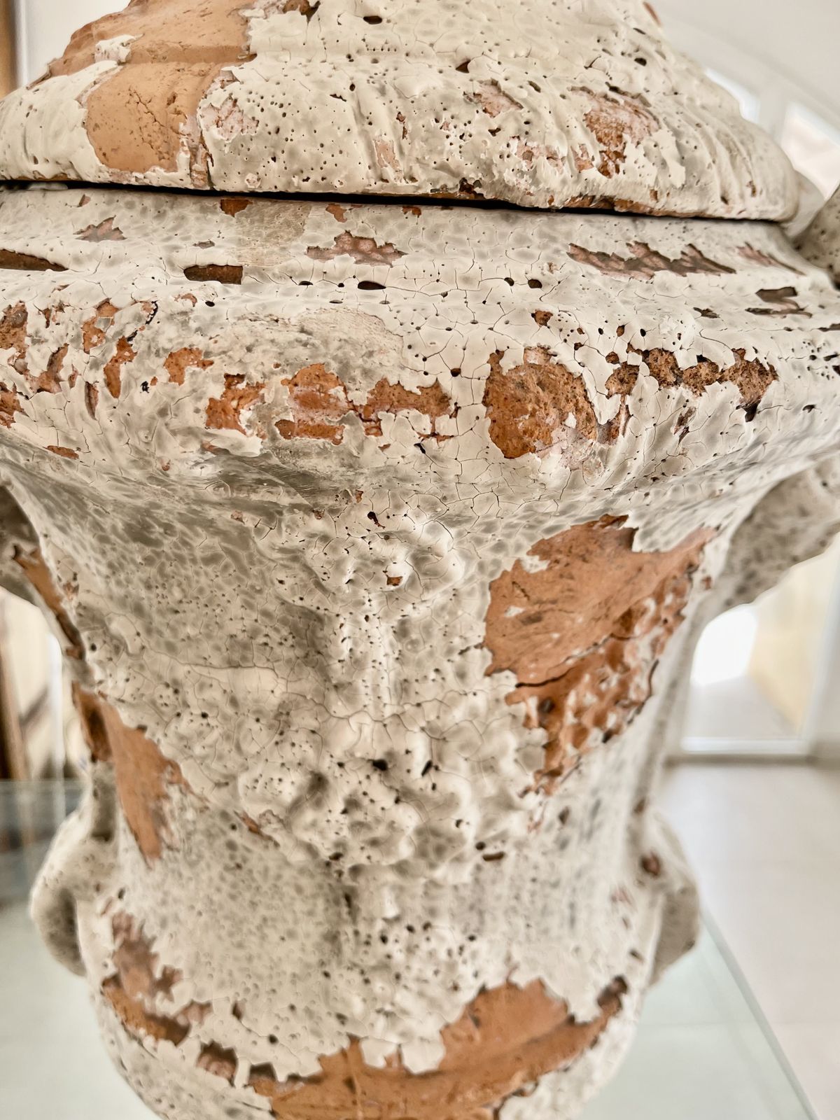 Vase Urnes Terracoca Pair Original , Spain Late Xixs photo for sale