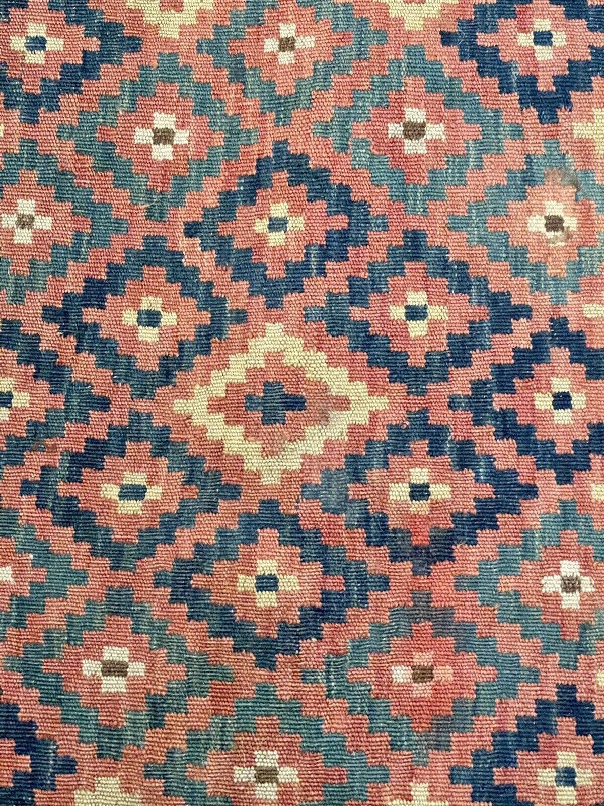 Small Antique Kurdish Kilim Rug Circa 1900 83cm X 60cm photo for sale