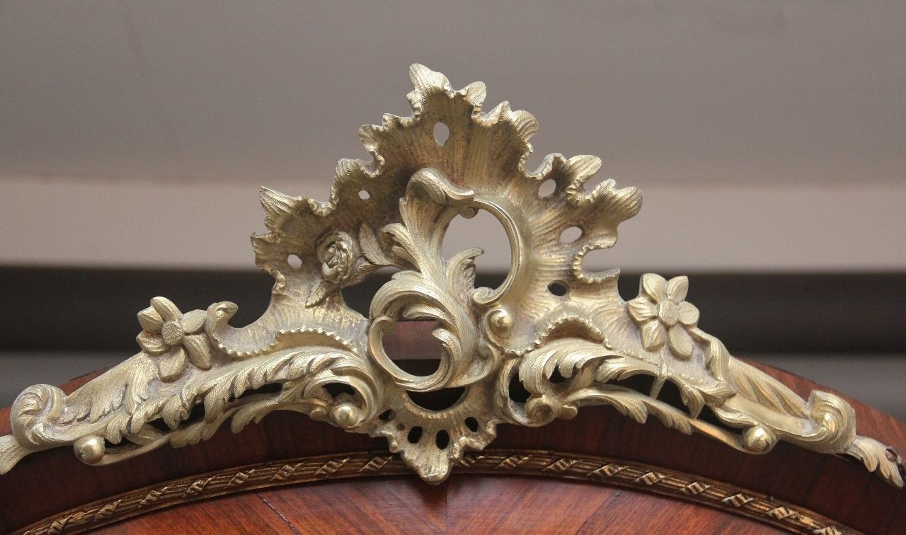 Furniture 19th Century French Kingwood Display Cabinet photo