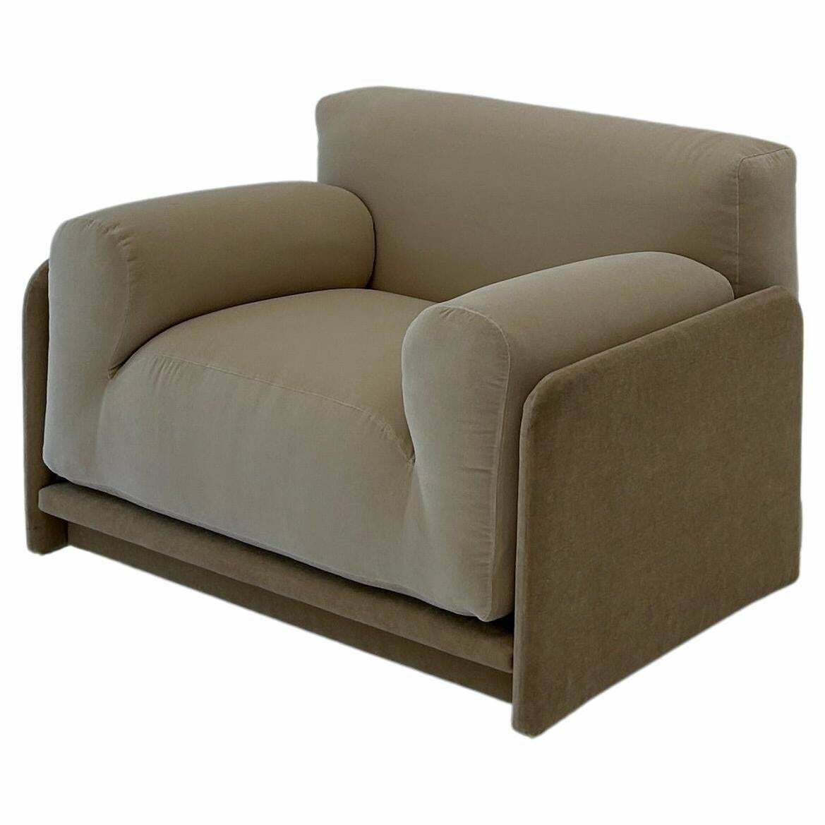 1970s Modernist Italian Framed Armchair
