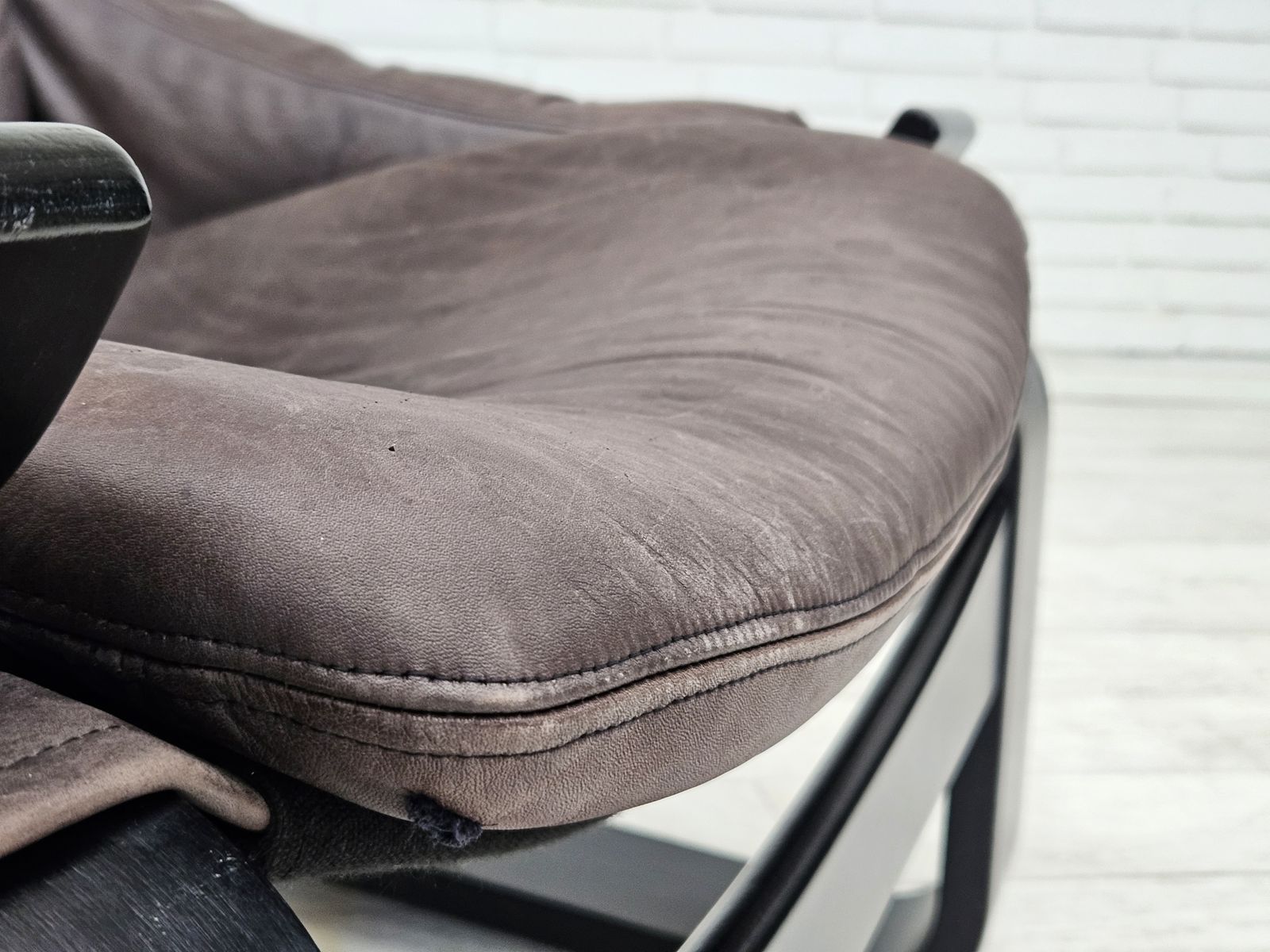 1970s, Swedish Design By Ake Fribyter For Nelo, Kroken Lounge Chair, Original Condition. photo furniture