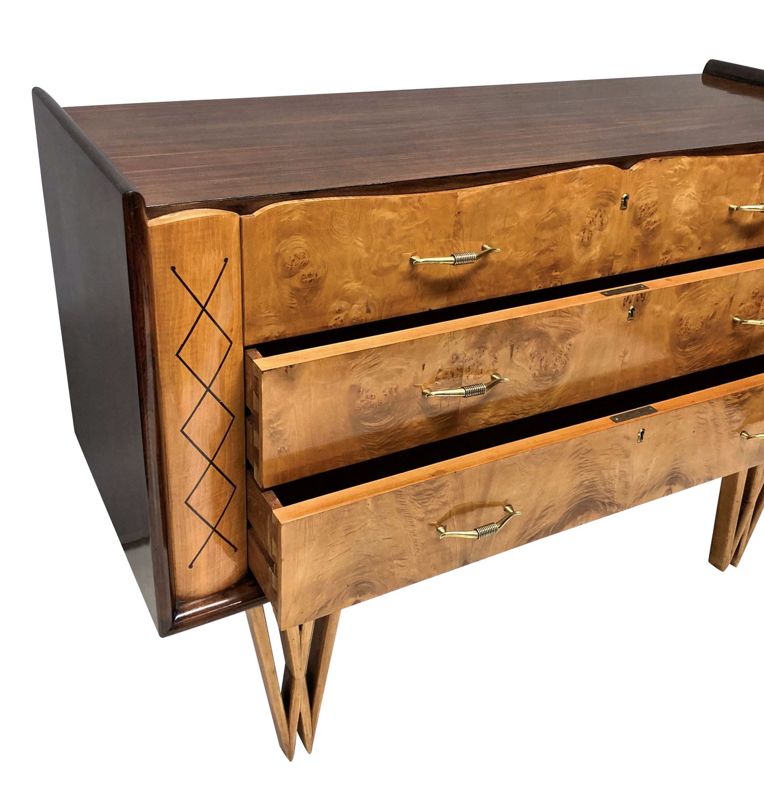 A French Mid Century Credenza, 1950s photo vintage
