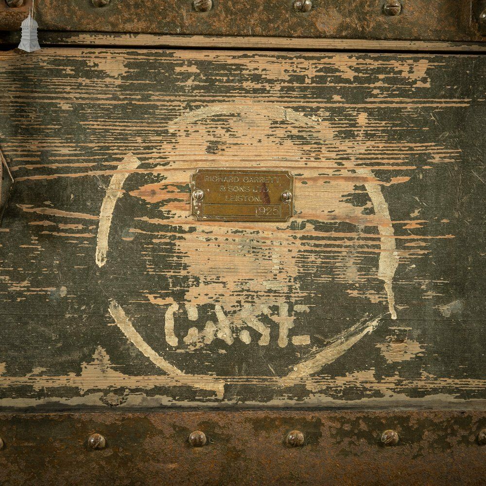 1020.0 1920’s Agricultural Parts Box, Wood And Metal Construction photo